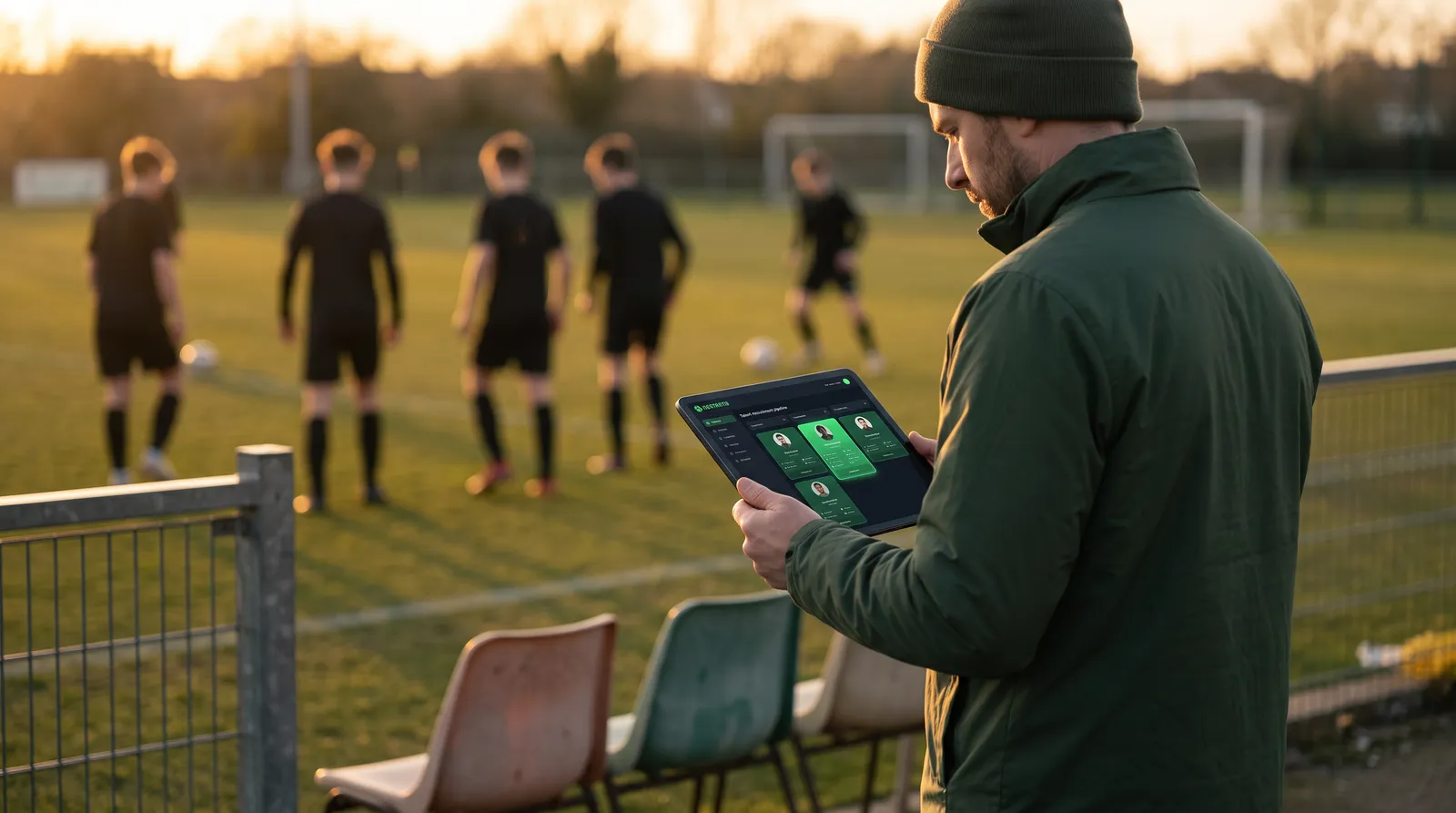 Software de captación de fútbol base